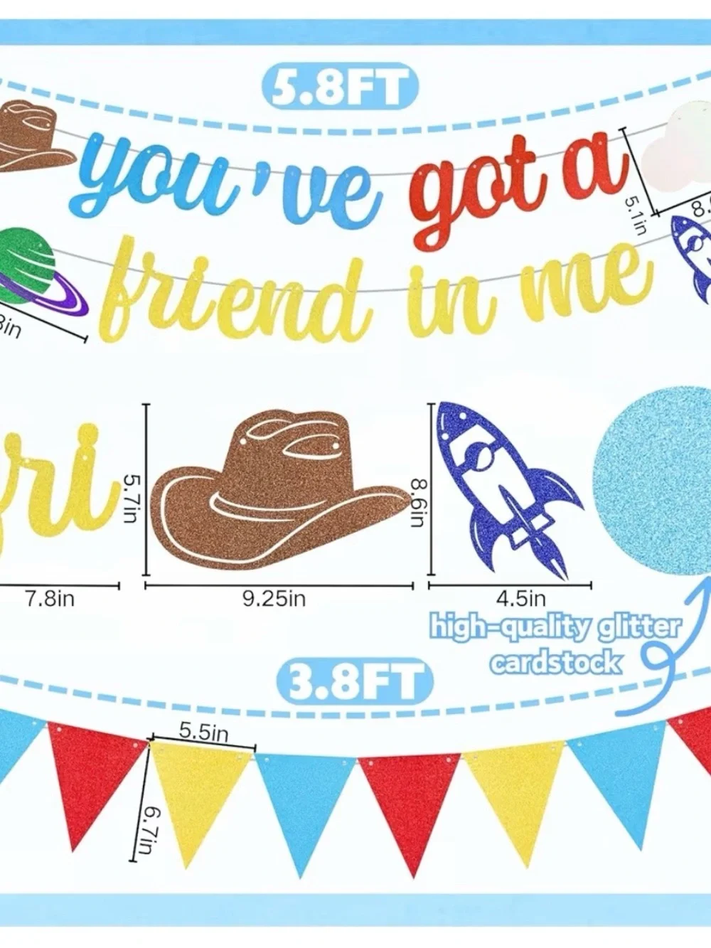 Toy Story Theme Party Decoration Bundle